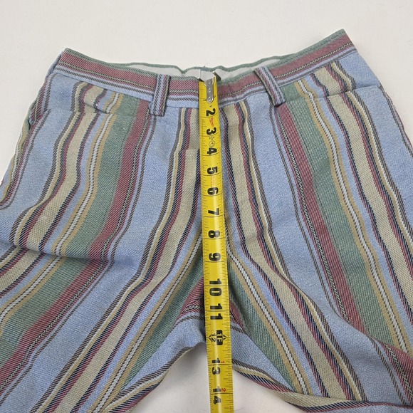 Vintage Levi's Sta-Prest Dress Pants Mens 30x28 Multicolor Stripe Slacks 70s - Picture 14 of 16